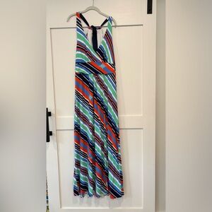 Striped Lilly Pulitzer XL Maxi Dress with Multicolor Pattern NWT
